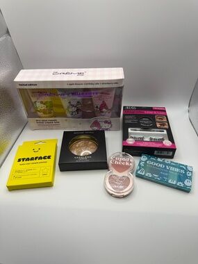 Bundle: Hello Kitty, Eye Lashes, Pimple Patches, Bronzer, Cheek & Eye Pallet